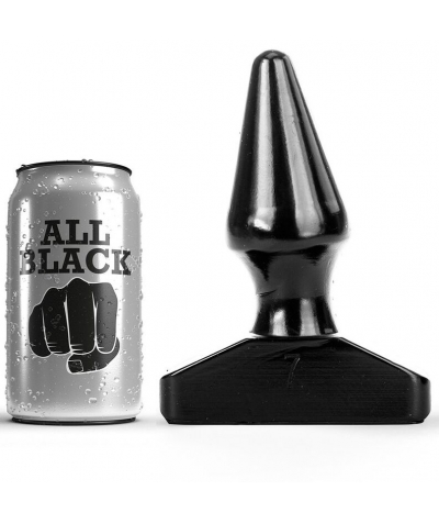 PLUG ANAL  STIMULATING Buttplug conique noir pour un plaisir anal maximal.