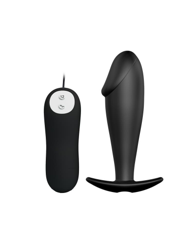 DISTANCIA PARA ANAL  Plug de silicone pour le plaisir anal, 12 modes