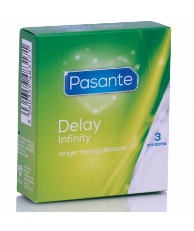 RETARDANTE Préservatifs pasante infinity: durée, texture, sans spermicide