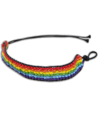 PULSERA MUCHAS BOLITAS BANDERA Bracelet coloré avec des perles, symbole lgbt