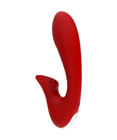 IRIS RED Vibromasseur avec stimulateur de clitoris et point g