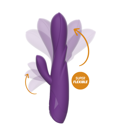 REWORABBIT Vibromasseur double en silicone pour le clitoris