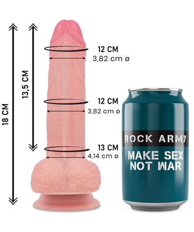 LIQUID SILICONE MUSTANG Dildo réaliste en silicone avec effet ventouse