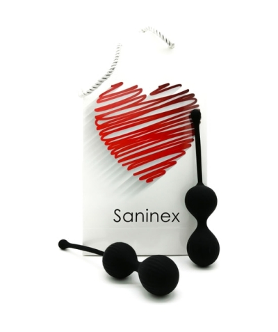 SANINEX DOUBLE CLEVER Saninex double clever - sphères vaginales noires intelligentes