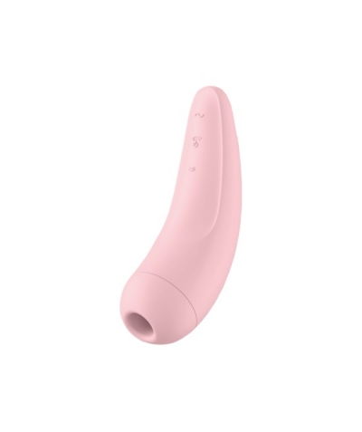 SATISFYER CURVY 2+ Aspiration et vibrateur actionnés à partir du téléphone portable