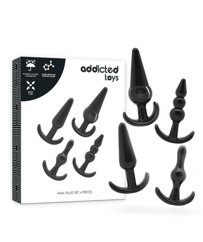 ESENCIA TRASERA  Set de plugs anales de addicted toys