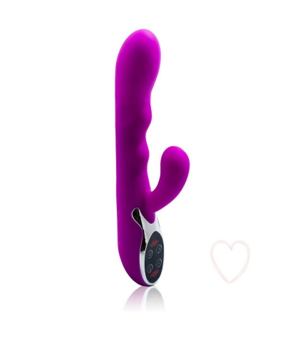 VIBRADOR LILA Vibromasseur lapin violet: stimulation intense et multifonctionnelle