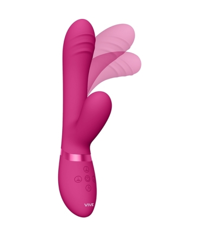 TANI Vibromasseur à double stimulation avec vibration et mouvement puissants