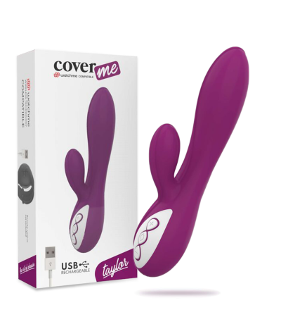 TAYLOR CONEJO  Vibromasseur double en silicone avec 12 programmes