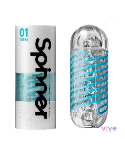 TENGA SPINNER TETRA Masturbateur masculin capable de tourner une fois inséré