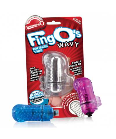 THE FINGOS Anneau vibrant en silicone pour les zones érogènes.