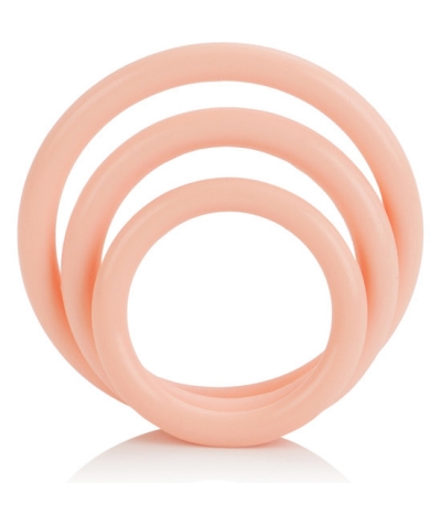 TRI-RINGS Kit anneau en silicone pour pénis naturel