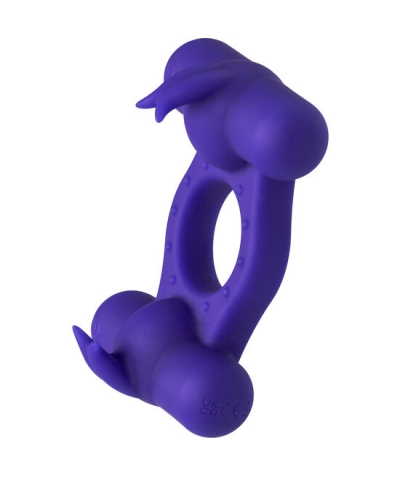 TRIPLE ORGASM Anneau vibrant en silicone pour une stimulation intense