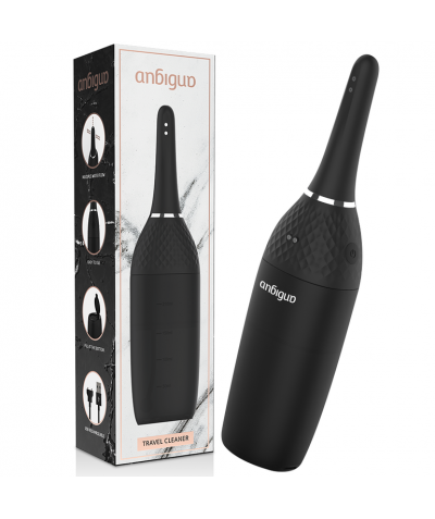 ULTIMATE LIMPIADOR ANAL AUTOMÁ Douche anale automatique rechargeable avec nettoyage en profondeur.