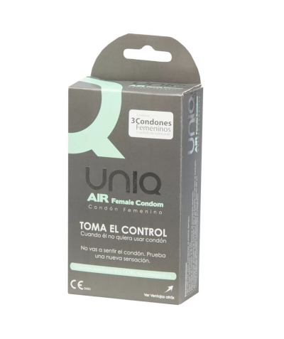 UNIQ AIR Préservatifs féminins uniq air : une protection sexuelle innovante.