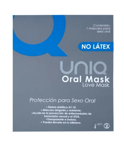 UNIQ ORAL MASK Masque en résine pour protection pendant les rapports sexuels oraux