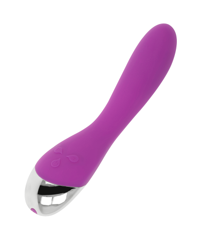 VIBRADOR Vibromasseur en silicone courbé avec 6 vitesses