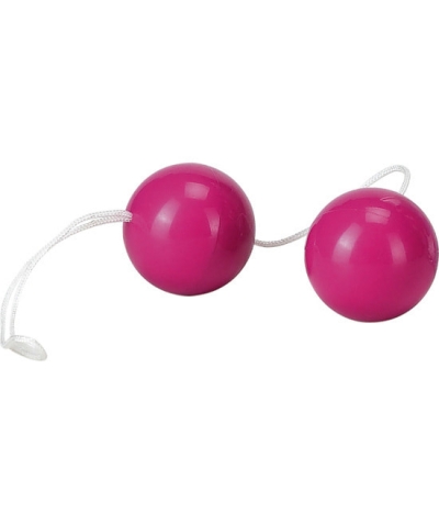 VIBRATONE DUO-BALLS BOLAS ROSA Boules chinoises unisexes avec vibration intérieure