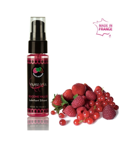 VOULEZ-VOUS LUBRICANTE SILICON Lubrifiant intime silicone, saveur fruits rouges.