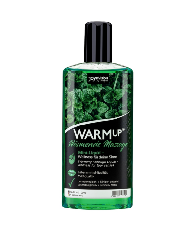 WARMUP GEL Huile de massage érotique au goût de menthe