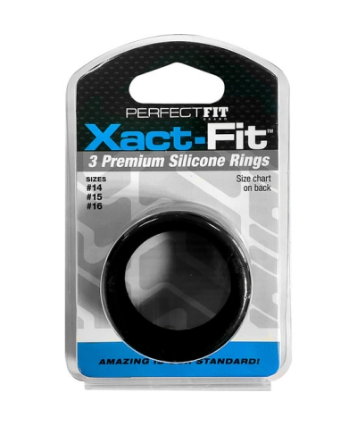 XACT FIT 3 S Kit xact fit perfect fit 3 anneaux en silicone - 3,5 cm, 3,8 cm et 4 cm