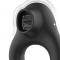 ANNEAU VIBRATEUR EN SILICONE 3 MOTEURS RECHARGEABLE NOIR - O