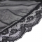 ROBE EN TISSU TRANSPARENT AVEC DÉTAIL DENTELLE NOIR L/XL nº7