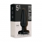 Plug anal - base - 12,8 cm - noir