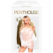 PENTHOUSE LIP SMACKER CHEMISE AND PANTY WHITE nº2