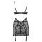 OBSESSIVE BASITTA CHEMISE AND THONG BLACK nº8