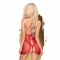 PENTHOUSE LIBIDO BOOST BABYDOLL AND THONG RED nº1