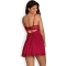 OBSESSIVE ROSALYNE BABYDOLL AND THONG RED nº12