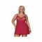 OBSESSIVE ROSALYNE BABYDOLL AND THONG RED nº7