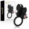 CHIC DESIRE - COCKRING PAPILLON AVEC VIBRATEUR NOIR/ OR