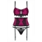 OBSESSIVE 861-SEG SET AND THONG BORDEAUX nº2