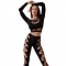 CR-4436 TOP AND LEGGINGS SET BLACK nº4