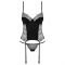 OBSESSIVE SHARLOTTE CORSET AND THONG BLACK nº10