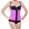 Corset en latex violet