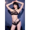 CR 4428 SOUTIENS-GORGE & PANTIES NOIR S/M nº2