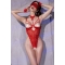 CR 4488 BODY DENTELLE ROUGE L/XL nº5