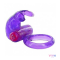 Bague vibrante en silicone lilas