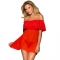 DRESSES - ROBE COURTE + TONG ROUGE S / M nº1