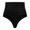 THONG SANS COUTURE TAILLE HAUTE MEDIUM CONTROL - NOIR L