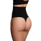 THONG SANS COUTURE TAILLE HAUTE MEDIUM CONTROL - NOIR L