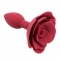 FETISH - PLUG ANAL EN SILICONE ROSE ROUGE