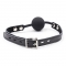 FETISH BALL GAG EN SILICONE AVEC CEINTURE EN CUIR nº3