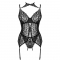 COLLECTION GIELLANDRA FOR THE SENSES CORSET + CULOTTE NOIR L