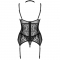 COLLECTION GIELLANDRA FOR THE SENSES CORSET + CULOTTE NOIR L