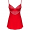 INGRIDIA CHEMISE & STRING ROUGE M/L nº4