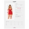 INGRIDIA CHEMISE & STRING ROUGE XL/XXL nº6